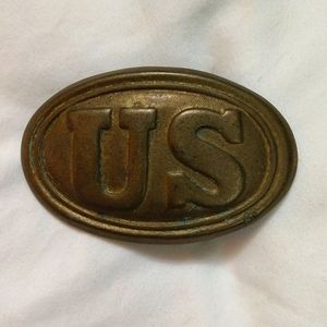 Vintage Brass Belt Buckle